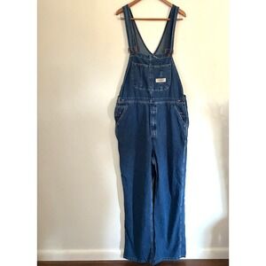 Vtg Big Mac Workwear Overalls Mens 38x32 Denim Carpenter Gorpcore Bibs